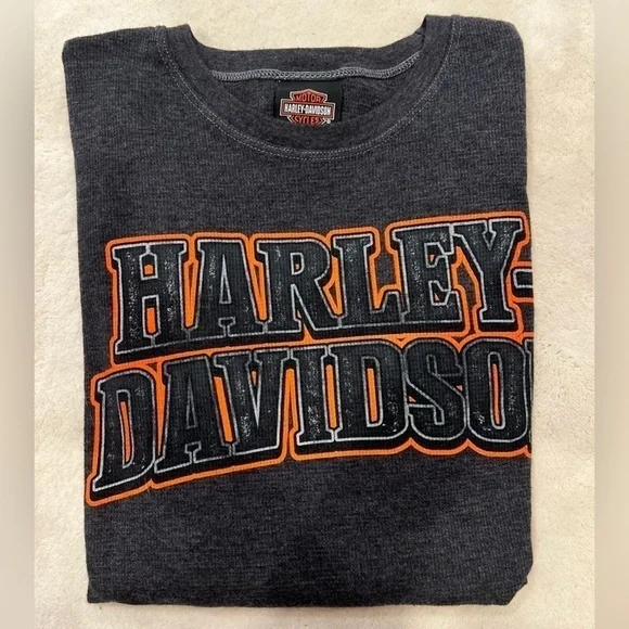 Harley Davidson Mens Longsleeve TEE - Picture 2 of 9
